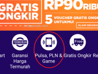 cara beli pulsa di shopee