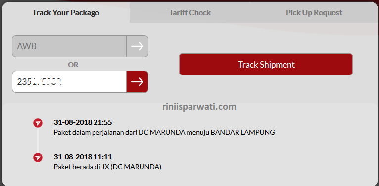 cek resi jd.id