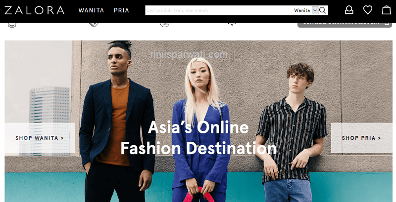 zalora toko fashion online di indonesia