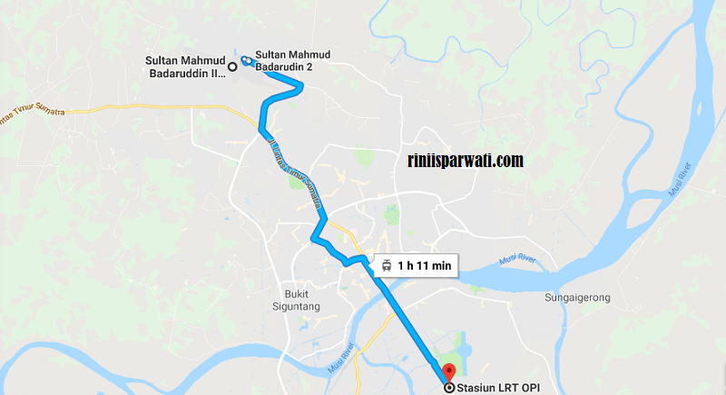 rute lrt palembang terbaru