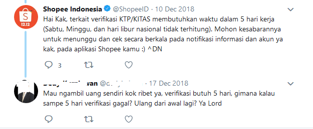 Berapa Lama Verifikasi Ktp Kitas Shopeepay Sampai Disetujui