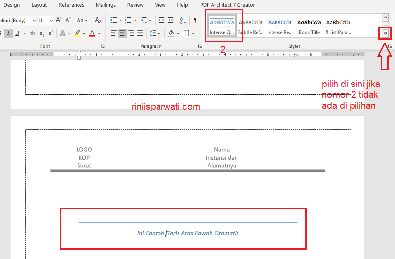 15 Cara Cepat Membuat Garis Di Word Banyak Yang Gak Tahu 8213