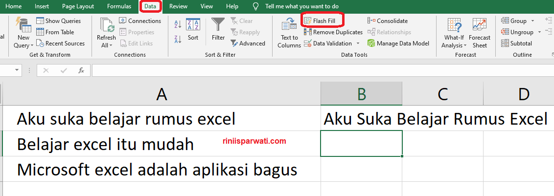 Cara Membuat Huruf Kapital Di Excel Tanpa Rumus