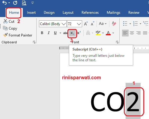 Cara Membuat Pangkat Di Word Baik Atas Maupun Bawah Termudah