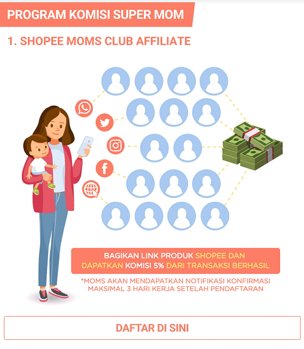 shopee moms club affiliate
