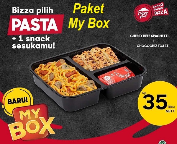harga paket my box pizza hut