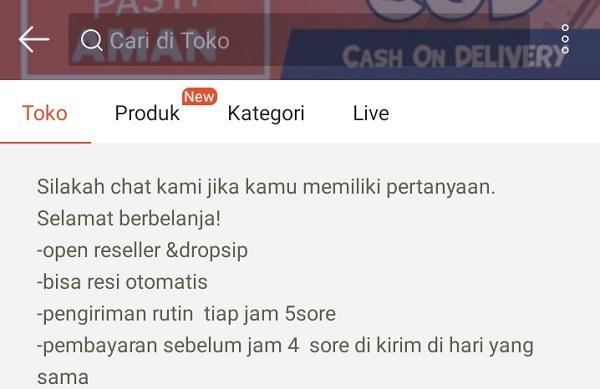 5 Contoh Deskripsi Toko Di Shopee Yang Ideal Dan Menarik 0905