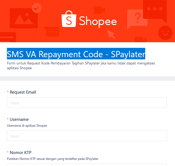 sms pembayaran spaylater bayar shopee paylater tanpa aplikasi